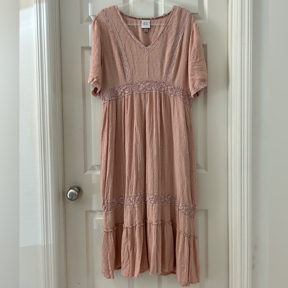 Knox Rose Bohemian Blush Dress